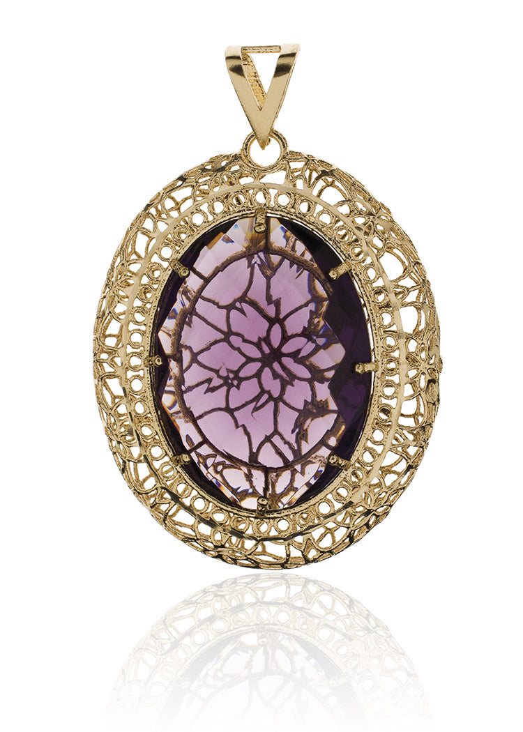 Pendente Ciclamino grande